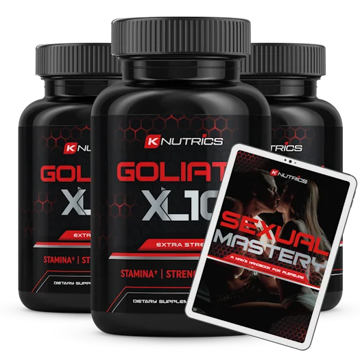 Goliath XL 10 3 bottles